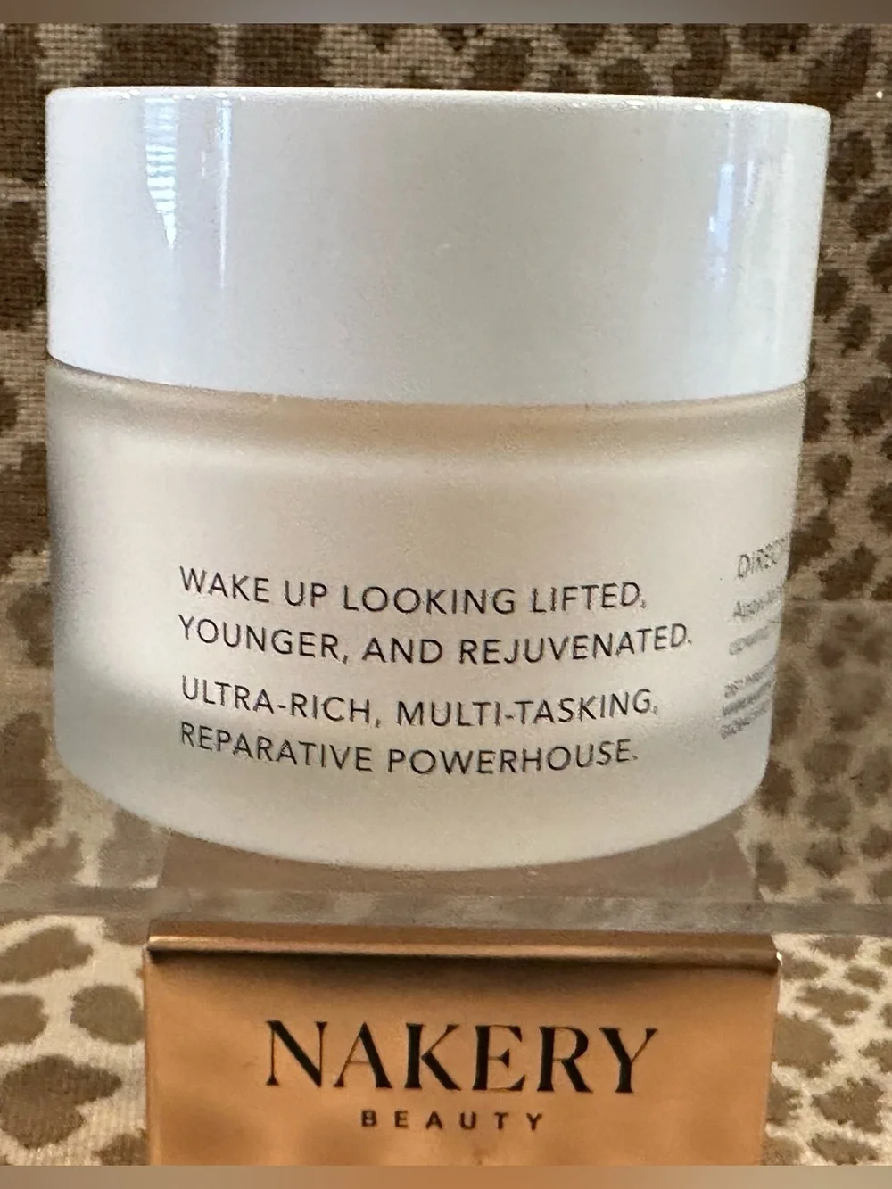Nakery Lift-Tox Night Lift Repair Cream~Full Size~2fl oz~New In Sealed Box~$55